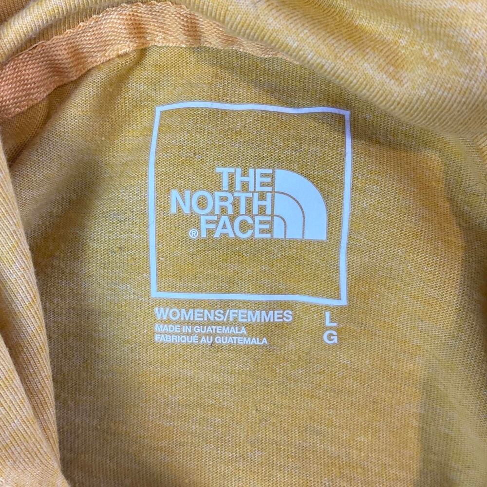 The North Face Yellow Lightweight Hooded Shirt Womens Large - Picture 3 of 7